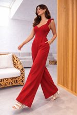 Macacão Pantalona Viscose - Lastex nas Costas
