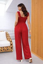 Macacão Pantalona Viscose - Lastex nas Costas