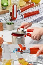 Abridor de Latas/Garrafas em Inox - Vermelho - Kitchen Aid