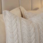 Almofada em Tricot 35x55cm - Off White