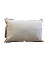 Almofada Retangular Schutz em Couro - Off White