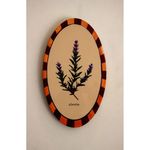 Azulejo Oval - Alecrim - Greghi Design 13x23x1cm