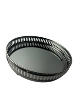 Bandeja Black C/Espelho Gallery 30cm