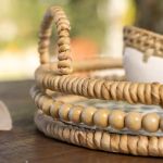 Bandeja Fiber Shell Wood - 37cm