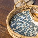 Bandeja Fiber Shell Wood - 37cm
