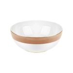 Bowl para Servir Paint Mameg - Marrom