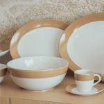 Bowl para Servir Paint Mameg - Marrom