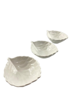Conj. Mini Bowls Leaf Cerâmica - 6UN