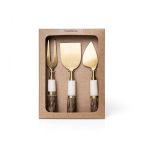 Conj. Talheres P/ Queijo - 3 Pças - Opal Wood