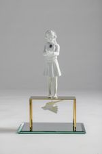 Escultura Autoescuta Menina - Sui Objetos