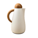 Garrafa Térmica Ayla - Madeira e Nude 950ml