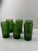 Jogo 6 Copos de Vidro Verde - 375ml