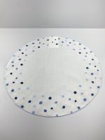 Jogo Americano Bubbly Branco e Azul 40cm