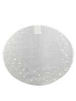 Jogo Americano Bubbly Branco e Branco 40cm