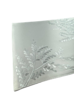 Jogo Americano Vert Branco C/ Bordado - Retangular 35x50cm