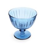 Jogo Taça Sobremesa Azul - 4 UN - Azul