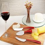 Kit 3 Pçs P/ Queijo - Vermelho - Bugatti