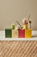 Kit 4 Mini Velas Perfumadas Bacio di Latte 70g