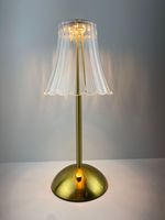 Luminária de Mesa Metal Dourado