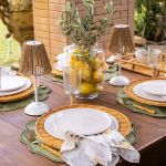 Luminária de Mesa Tátil - Rattan White