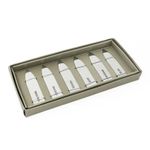 Marcadores de Queijo em Inox - 06 Peças