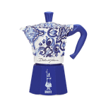 Moka Express Dolce & Gabbana Blu Med - 6 Xícaras - Bialetti