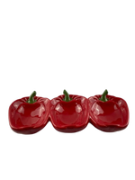 Petisqueira Pimentões - Triplo - Vermelho