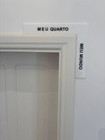 Placa Batente Porta - Meu Quarto - Soul Artsy
