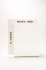 Placa Batente Porta - o Amor Mora - Soul Artsy
