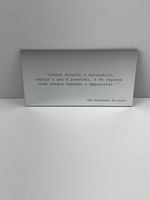 Placa Espelhada Prata 