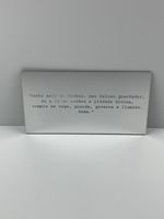 Placa Espelhada Prata 