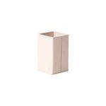 Porta Canetas Couro M - Off White