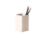 Porta Canetas Couro M - Off White