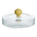 Pote Candy Amarelo Alto - Borossilicato