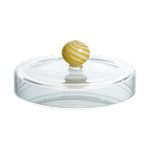 Pote Candy Amarelo Baixo - Borossilicato