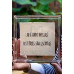 Quadro Acrílico Bordado - Lar & Histórias