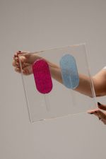 Quadro Picloés Shine Bright Soulartsy - Rosa e Azul