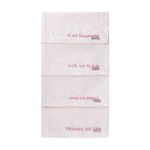 Set 4 Guardanapo Stripe Frases