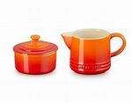 Set Cream & Sugar Sig - Laranja - Le Creuset