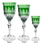 Taça de Cristal para Vinho Paris - Verde Escuro - Strauss