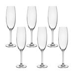 Taça para Champagne em Cristal 220ml- CJ. C/ 6UN
