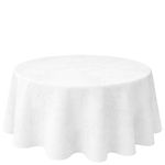 Toalha de Mesa Redonda Casa Romana Branca