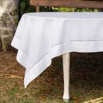 Toalha de Mesa Retangular Miami Branca