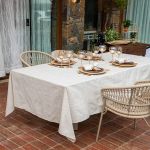 Toalha de Mesa Retangular Unite Sirius Natural