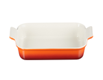 Travessa Retangular 32cm Heritage Cayenne - Le Creuset