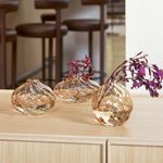 Trio Mini Vasos em Vidro - 3 Pçs