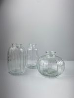 Trio Mini Vasos Transparentes