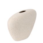 Vaso em Cerâmica Orgânico - Areia