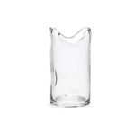 Vaso Vidro Borda Dobrada P