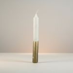 Vela Hygge - Branco e Dourado